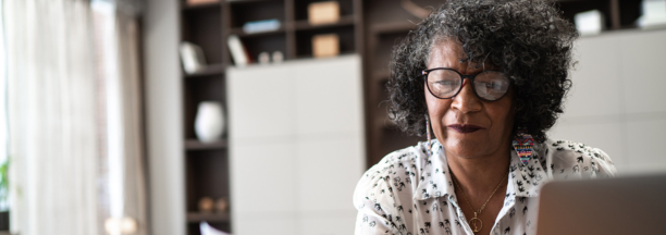 woman planning for New Year 