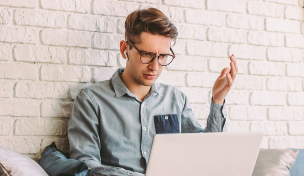 Man confused by healthcare terms 