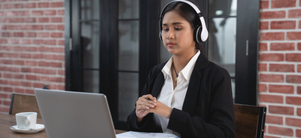 Woman working
