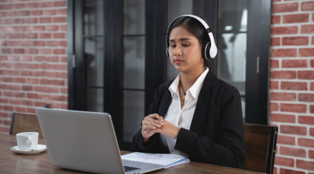 Woman working