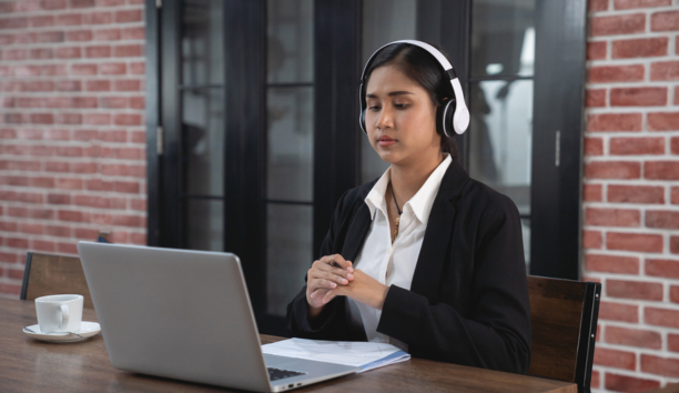 Woman working